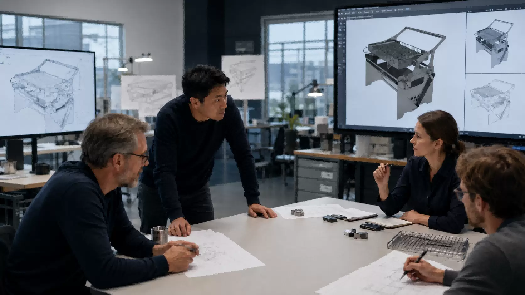 <br>Equipe de desenvolvimento experiente