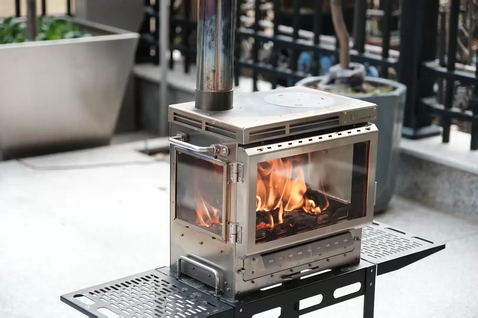 Forno de tenda de queima estática adaptável multicena