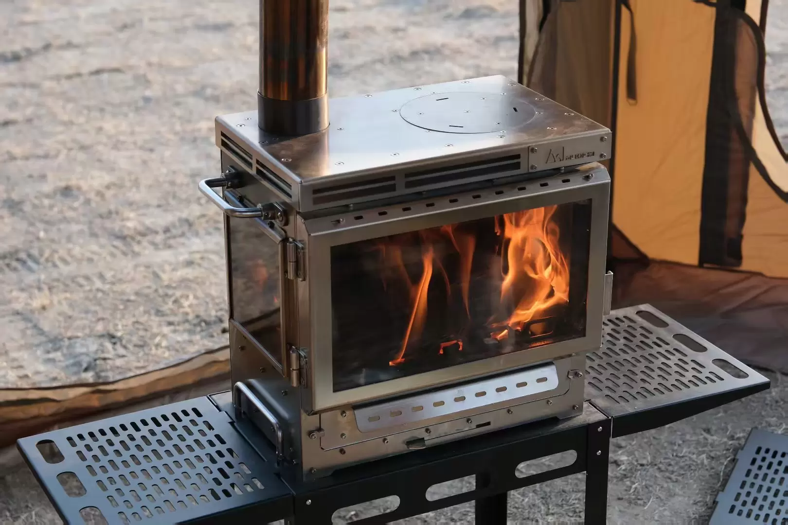 Forno de tenda de queima estática adaptável multicena