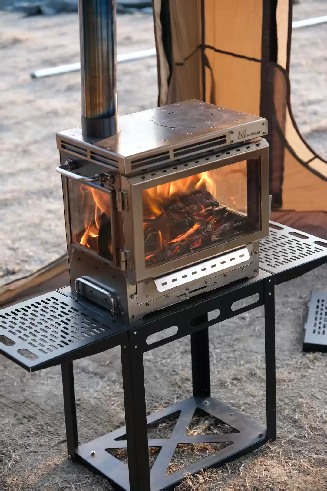 Forno de tenda de queima estática adaptável multicena