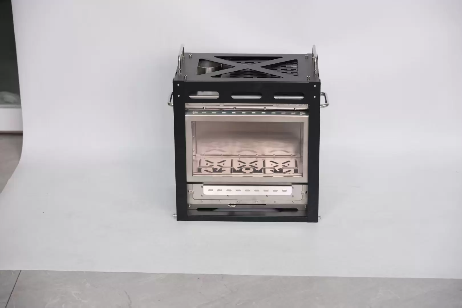 Forno de tenda de queima estática adaptável multicena