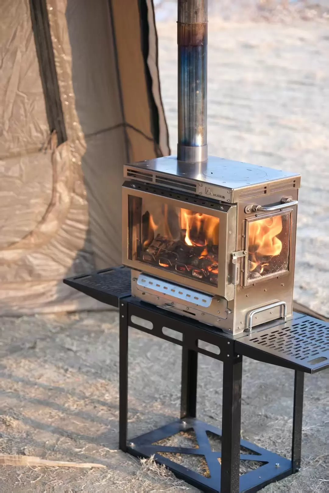 Forno de tenda de queima estática adaptável multicena