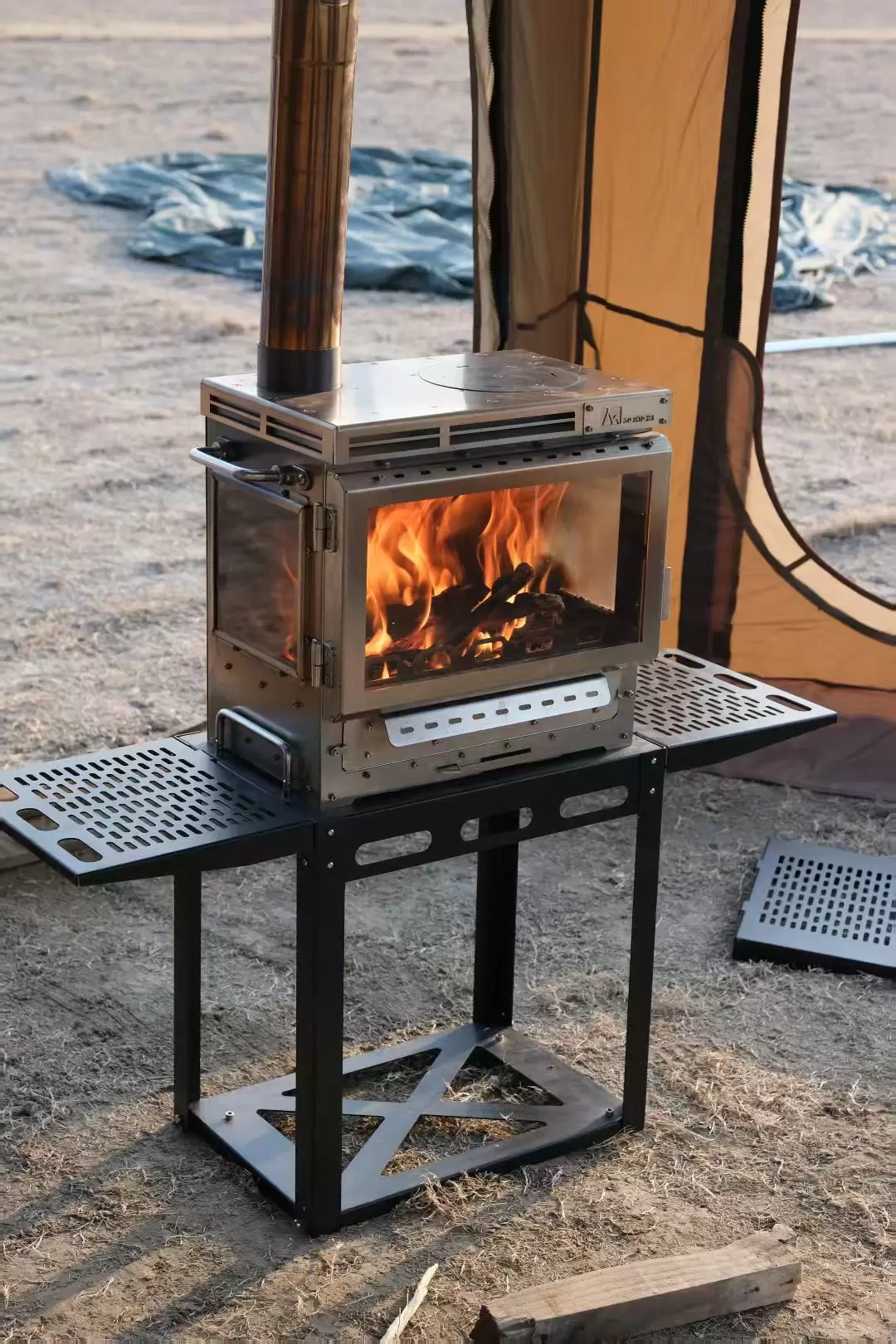 Forno de tenda de queima estática adaptável multicena