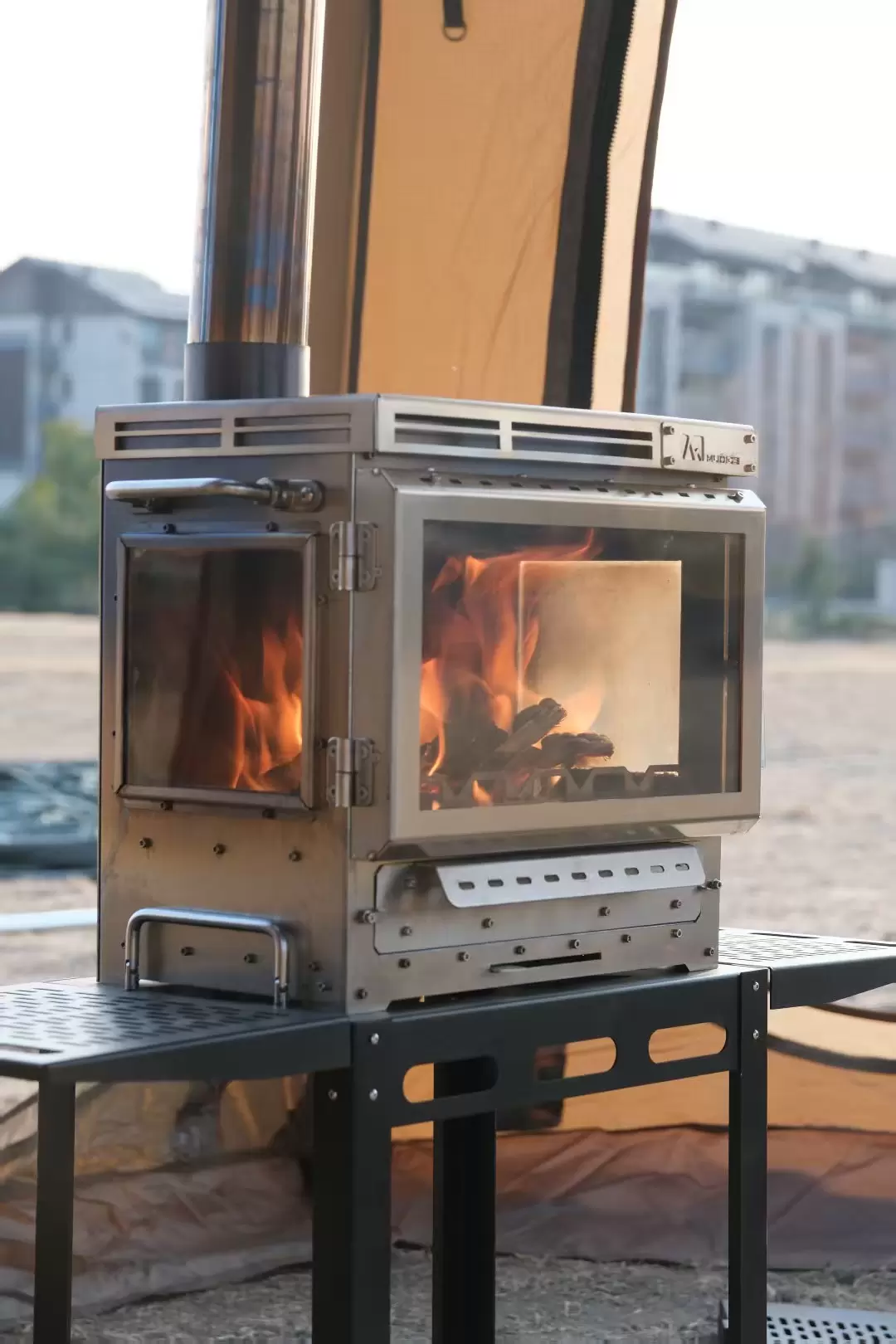 Forno de tenda de queima estática adaptável multicena