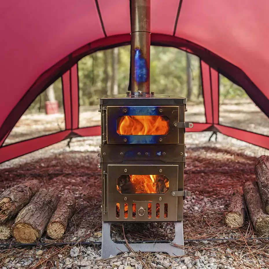 Forno externo multifuncional dobrável ultraleve