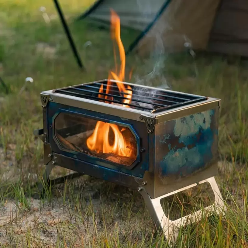 Forno externo multifuncional dobrável ultraleve