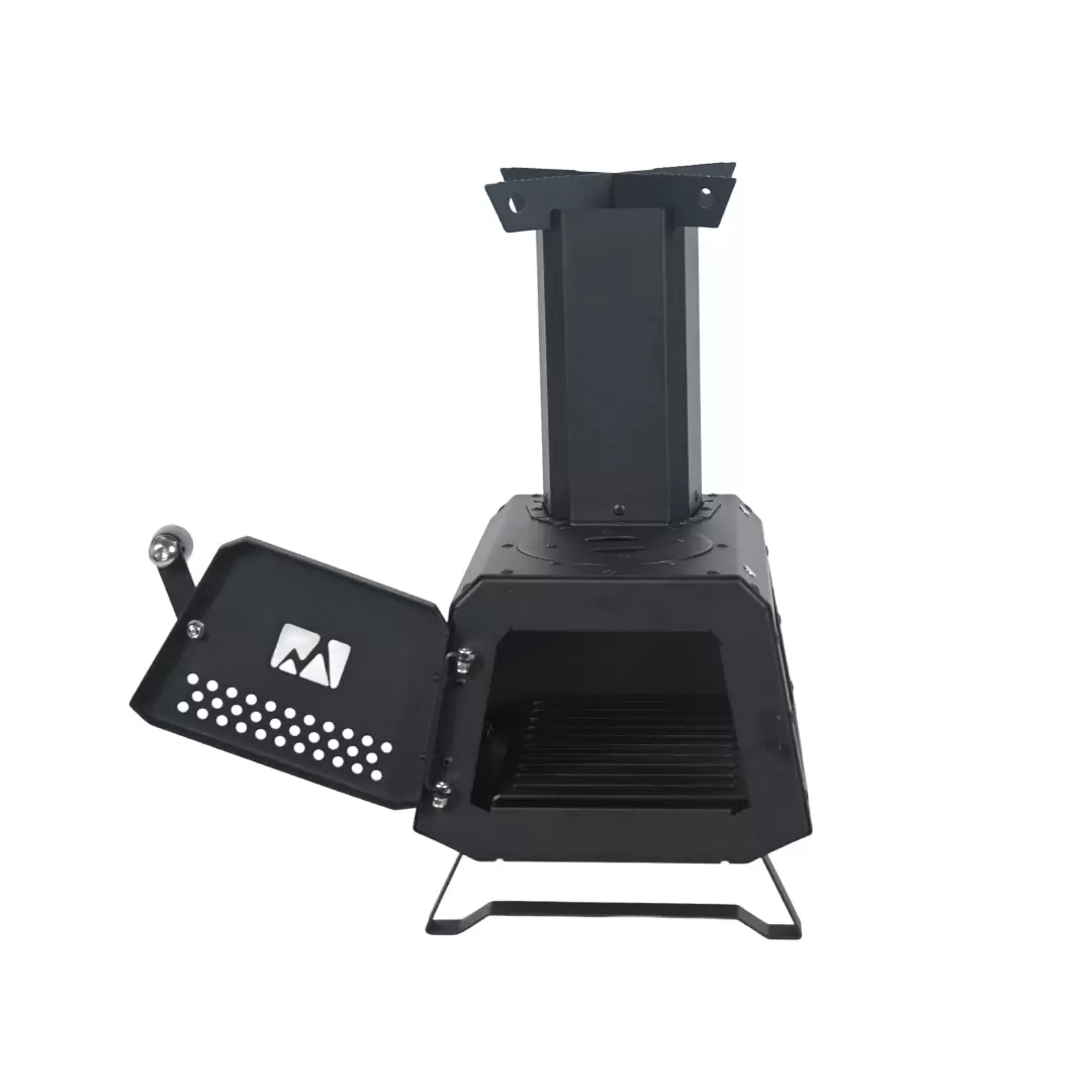 Fogão de mesa Rocket multifuncional e eficiente, sem fumaça