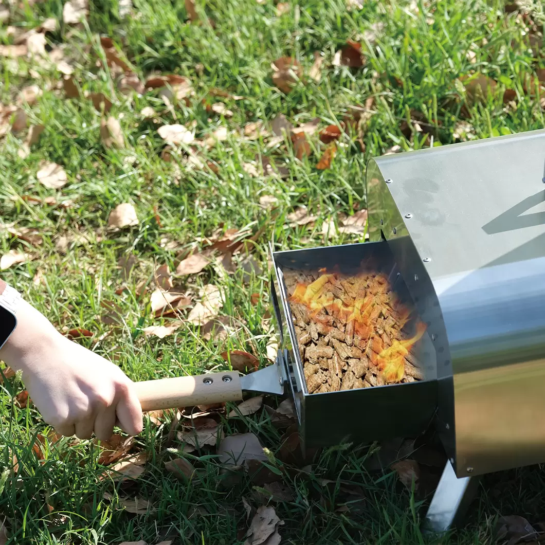 Forno de pizza granular dobrável para todas as condições climáticas