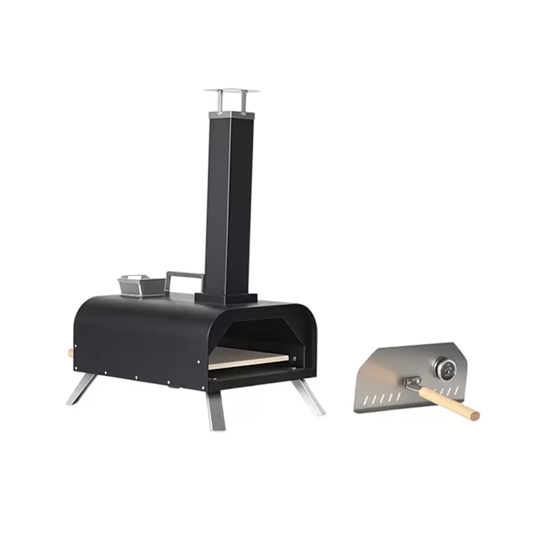 Forno de pizza port&aacute;til de ferro fundido para exterior