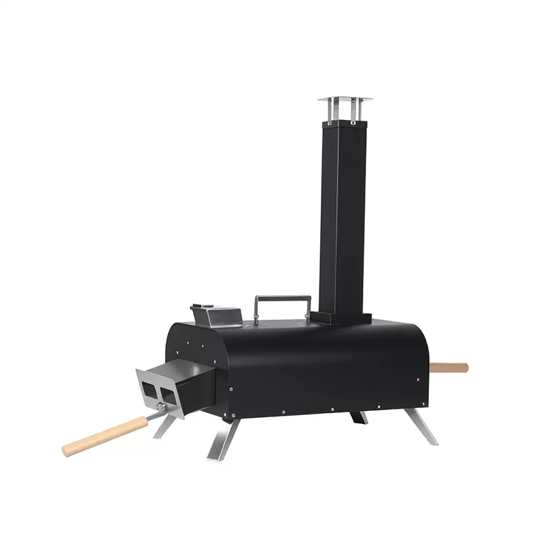 Forno de pizza port&aacute;til de ferro fundido para exterior