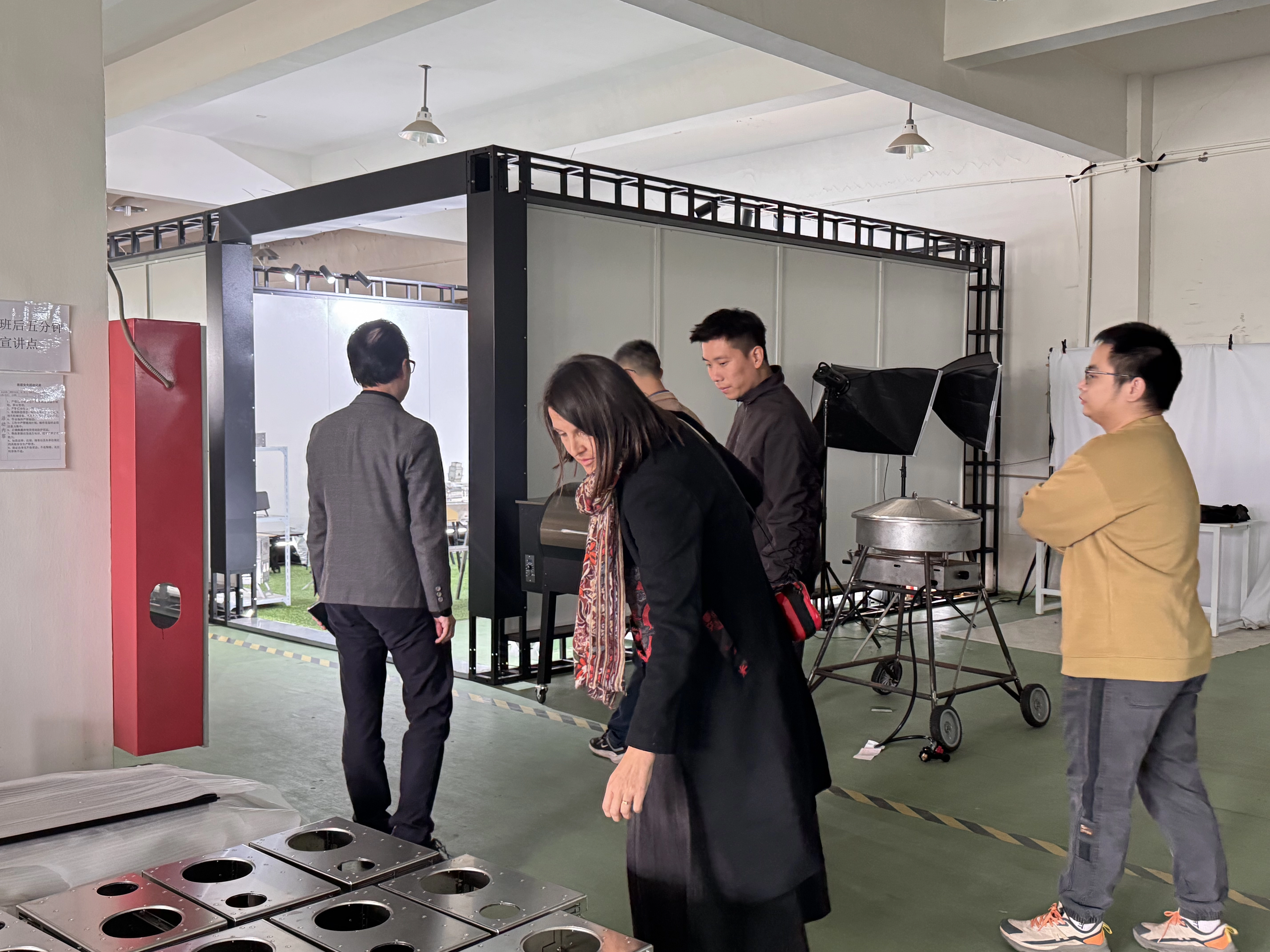 Delegação de marca canadense de produtos para atividades ao ar livre visita Tuoshenghe Delegação de marca canadense de produtos para atividades ao ar livre visita Tuoshenghe