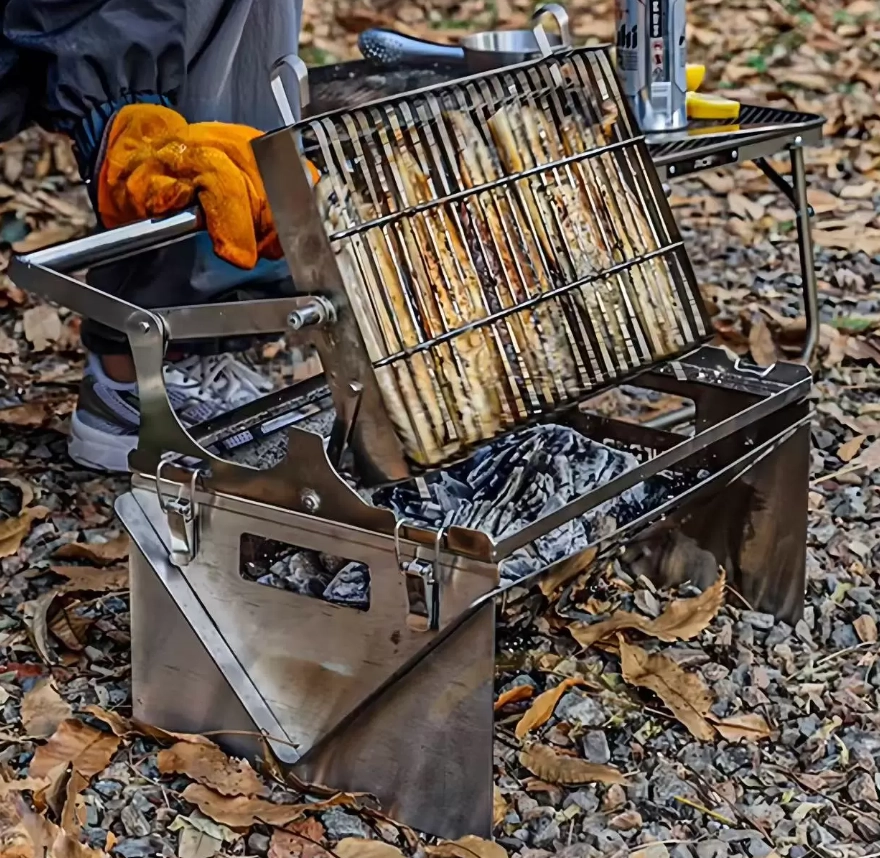 Churrasqueira dobrável tudo-em-um Churrasqueira dobrável tudo-em-um