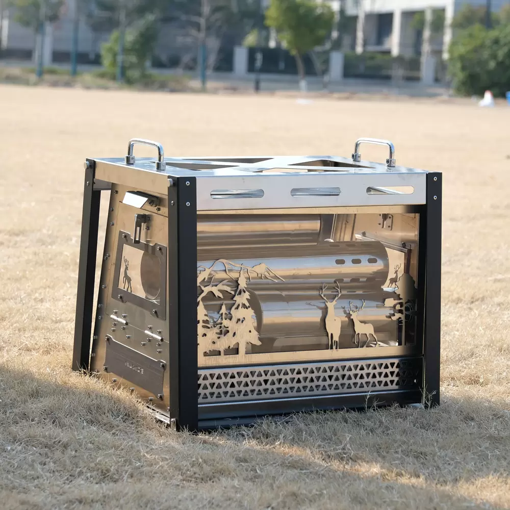 Solu&ccedil;&otilde;es OEM e personalizadas eficientes: torne sua marca de fog&otilde;es a lenha para camping l&iacute;der de mercado.