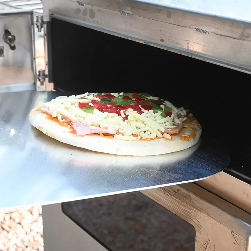 Forno de pizza de acampamento com fog&atilde;o