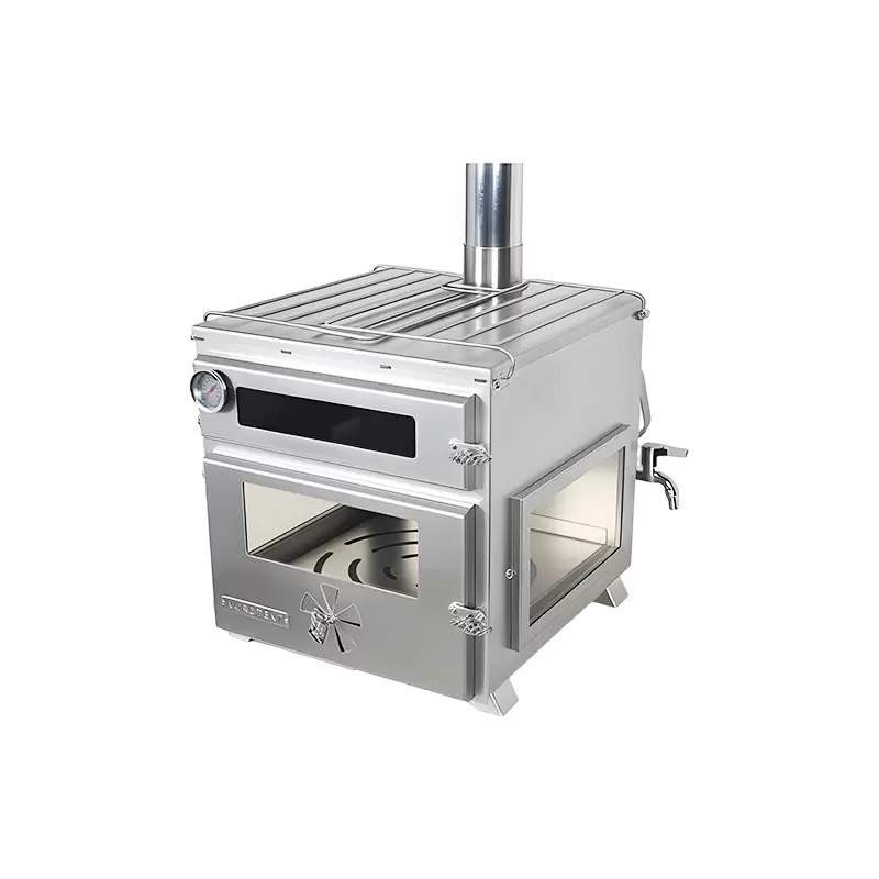 Forno de pizza de acampamento com fog&atilde;o