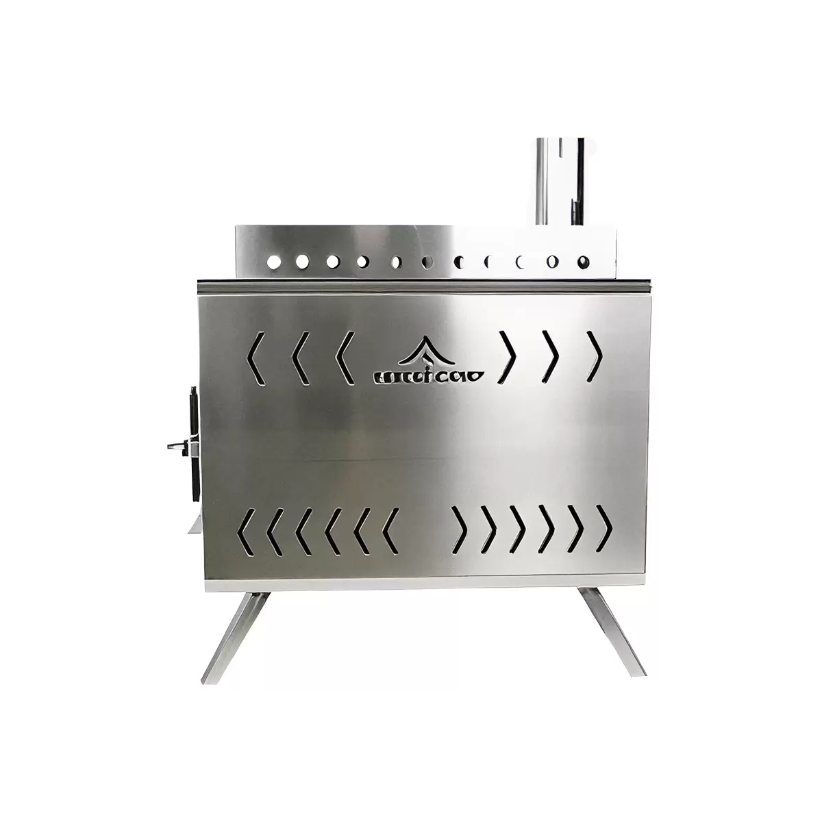 Fog&atilde;o de sauna port&aacute;til a lenha de a&ccedil;o inoxid&aacute;vel