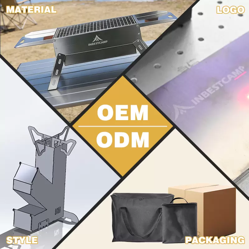 Fog&atilde;o a lenha port&aacute;til direto da f&aacute;brica OEM ODM para distribuidores